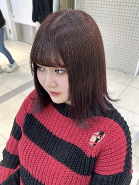 スティル カラン(STILL calin) 【佐々木】カシスレッド×グラデーションカラー