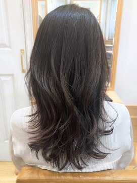 ソワバイアロマヘアー(soi by AROMA hair) セミロング/透明感カラー/ニュアンスカラー/韓国ヘア/髪質改善