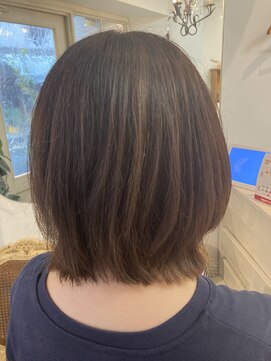 シェノン 赤羽店(CHAINON) くびれナチュラルレイヤーボブブラウンベージュ