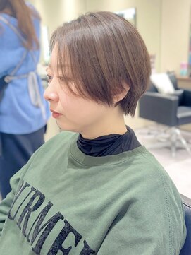 ジアン バイ ミルボン 西宮ガーデンズプラス(GIEN by milbon) 20代30代40代50代丸みとくびれショートカット西宮小顔前髪白髪