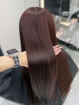 ラルム 新宿(LARME SHINJUKU) 8～9トーン ワインレッド