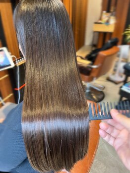 メイルヘア 神戸元町(MAIL HAIR)の写真/【元町1分】髪の状態を見極めあなたに合ったトリートメントをご提案♪髪の芯から美しく,指通りなめらかにー
