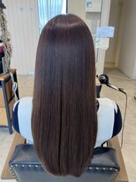 エクファヘアエステプラス 草津 栗東(ex-fa hair esthe+) ピンクベージュ/アンブレラカラー/クールショート/前髪/草津