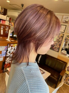 ヘア メイク ココ(hair make coco) ウルフ×春色♪♪