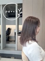 パーチ(perch) 顔周りレイヤー×アッシュベージュ