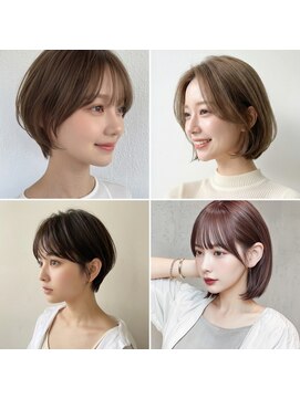 リノ バイ ナル(Lino by Nal.) ショート/ショートボブ/くびれショート/前髪/白髪染め/門前仲町