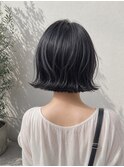 ボブ×ハイライトカラー
