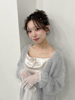 ヘアセットサロンsui 名古屋 / ヘアセット/ 眉毛 / 着付け【7/1オープン（予定）】の写真/【名駅徒歩5分・早朝受付OK】結婚式からちょっとしたお出掛け、イベントやライブまで幅広く対応◎