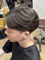 レーヴ(Reve)&nbsp;MEN'S HAIR/曲がる縮毛矯正/リバースセンターパート/目黒/品川
