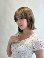 クラリス バイネオ 武蔵小杉(Claris by neo) くびれレイヤーボブとヘーゼルベージュカラー