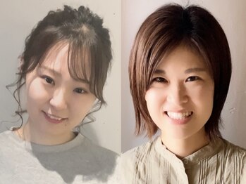 エメ(EME)の写真/学生人気No.1のまお × 髪質改善、縮毛矯正が得意なありさ 2人の実力派スタイリスト♪
