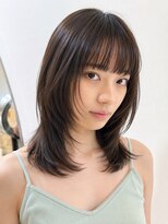 キース ヘアアンドメイク 恵比寿(kith. hair&make)&nbsp;顔まわりカット/レイヤーカット/ハッシュカット