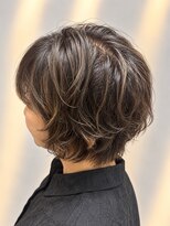トランスサロン 吉祥寺(TRANS SALON)&nbsp;くせ跳ね解消パーマ×白髪ぼかしショートボブ