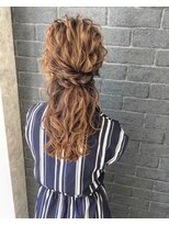 ニド(2do)&nbsp;ロープ編みハーフアップ