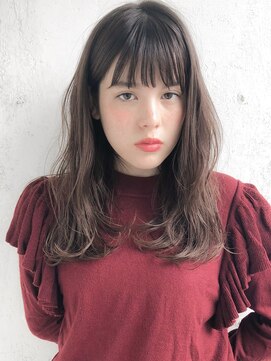 ルティア(Lutia) ブルーアッシュ ゆるふわ ぱっつん前髪！