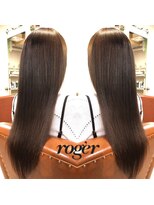 ロジャー(roger) 髪質改善トリートメントロングぶりっ子の師匠