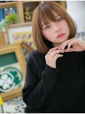 *EVE戸頭*横顔美人♪外国人風カラー前下がりボブa