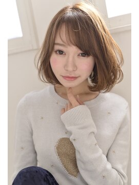 アヴァンス なかもず店(AVANCE.) ボブ×セミウエット×重軽ウェーブ×シースルーバング