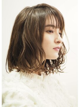 倶楽部ヘアーズ 醍醐本店(HAIR'S) 肩レングス切りっぱなしボブ/京都/伏見/醍醐/30代/40代/50代