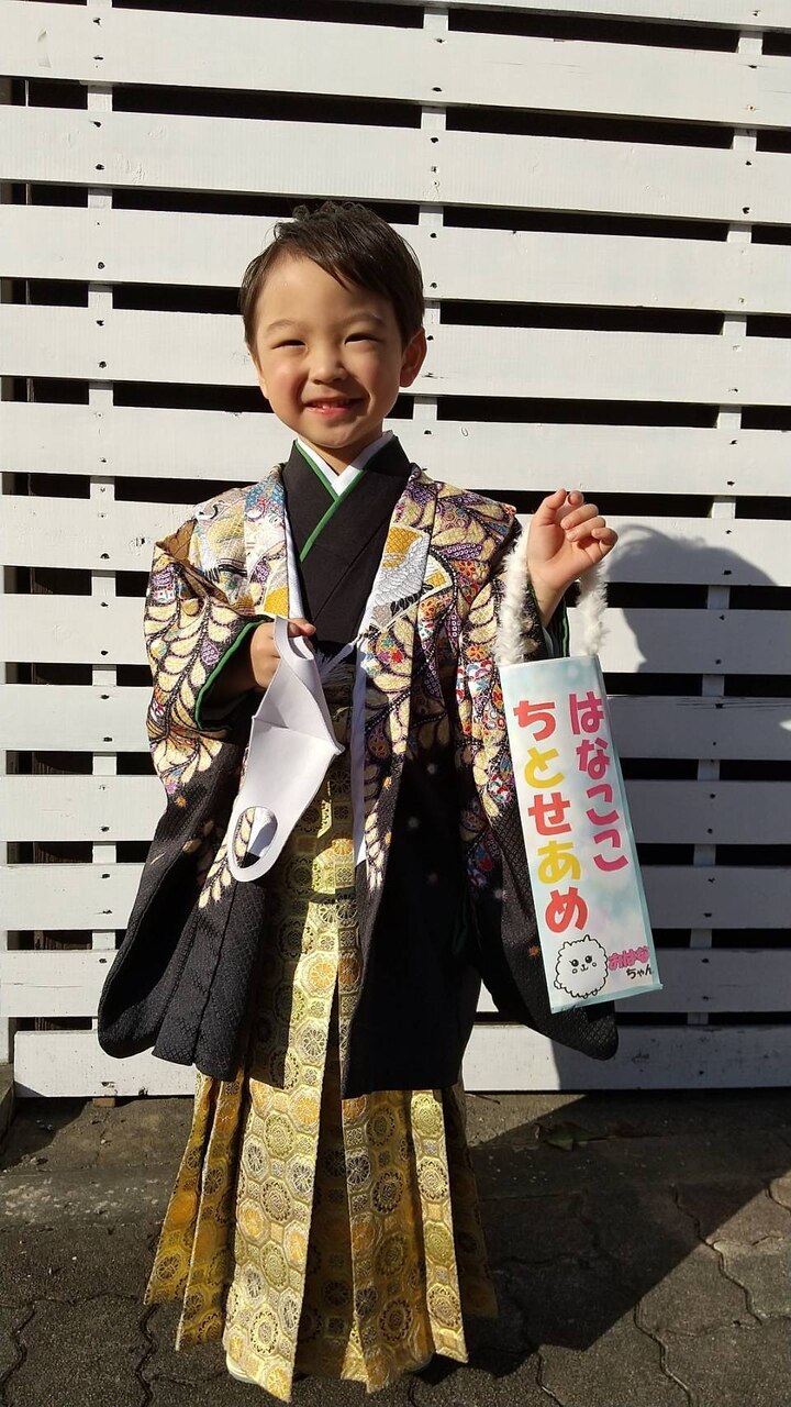 七五三 5歳 ヘアセット 男の子 キッズヘア 茨城 水戸 大工町