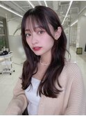 テラコッタ/インナーハイライト/流れるレイヤー/大人巻き[銀座]