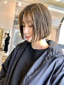 ワール(whirl.) 大人ボブ☆ショコラベージュボブルフベビーバング20代30代