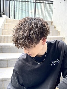 アソビ 表参道(ASOBI) マッシュツイストスパイラルパーマ