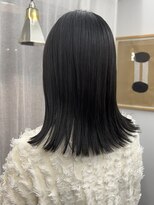 シベルバレー 横浜(sibell)&nbsp;＊20代30代切りっぱなしボブタッセルボブ顔周りレイヤーオリーブ