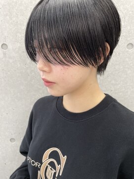 サンド 池袋(sand) イメチェン/ショート/ダークアッシュ/ハンサム/グレージュ