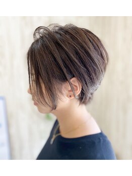 ヘアスペース エアリス(Hair space Earth)の写真/ボブやショートヘアは似合わせが大切！骨格や髪質を見極めて、あなたに似合うスタイルを提案します♪