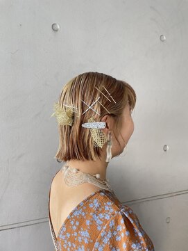 フェイス 石川町 (FACE) ボブ アレンジ 結婚式