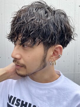 フィフス 栄(fifth) ツイストスパイラルパーマメンズマッシュ波巻きスパイラルパーマ