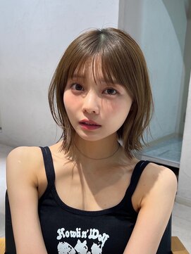 アンアミ オモテサンドウ(Un ami omotesando) 【Un ami】《増永剛大》毛量多くてもOK、くびれボブ30代40代50代