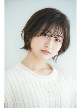 ラウンジ(Lounge) 【Lounge】大人カワイイ☆シースルーバングショート30代40代50代