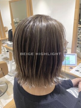 アース オーセンティック 三鷹店(EARTH Authentic) ベージュハイライト