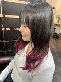 レッドバイオレットのグラデーションカラー【光が丘】