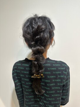 ディーヘアーデザイン(d.HAIR DESIGN) 【AORI】ふわふわ編み下ろし