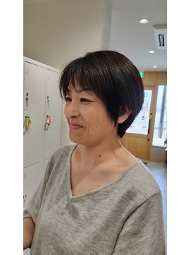 パウダーヘアー ルミニティ(powder hair luminity) 耳掛けショートヘアー