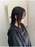 切りっぱなしボブ　酸性ストレート