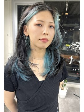 ルーツ ヘア デザイン(roots hair design) 西区新町美容室★roots★インナーカラー★レイヤーカット