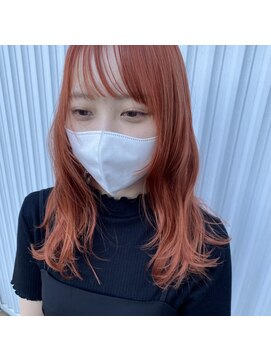 アングゥギャラリー(ungu GALLERY) レイヤーカット×オレンジカラー