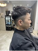 刈り上げベリーショート スペインカール