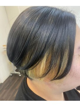 エノモト(ENOMOTO) イヤリングカラーブリーチ*コンパクトショートボブ*30代40代