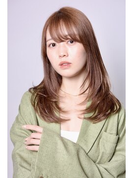 レム 山形2号店(REM) ミディアムハイレイヤー×艶髪