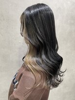 ルノン(LUNON) ダブルカラー/フェイスフレーミング/インナーカラー