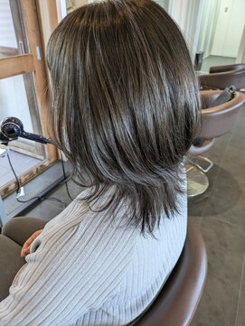 ヘアサロン フラット(Hair salon flat) 透明感カラー/グレージュ