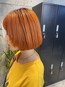 メルバイレガロ 水戸(mer by REGALO) オレンジカラー/シャドールーツ/マチルダボブ