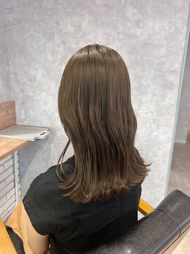 モク(mok) ブリーチなしミルクティーベージュ