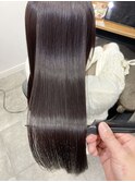 切りっぱなし×髪質改善[東神奈川/縮毛矯正/髪質改善カラー]