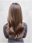 美髪韓国ヘア顔周りレイヤーロング_ba500642